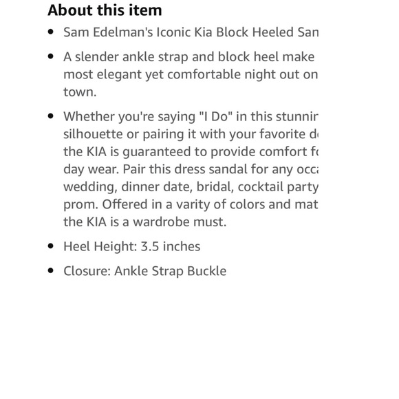 Sam Edelman | Kia Block Heeled Sandal | Size 7.5 - Picture 4 of 7